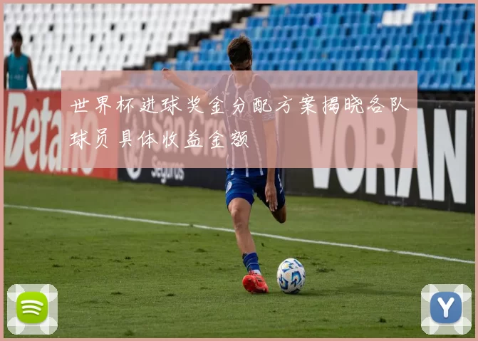 世界杯进球奖金分配方案揭晓各队球员具体收益金额